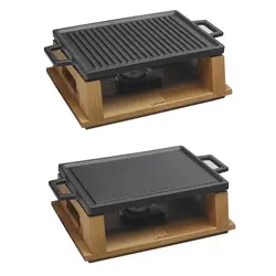 Сковорода LAVA для подачи на дерев. подст. 30*20 см гриль