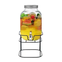 Банка с краном P.L. Proff Cuisine 10,5*10,5 см на подставке