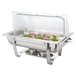 Мармит P.L. Proff Cuisine 8,5 л 1/1*65 нерж. с откидной Roll-top крышкой поликарбонат