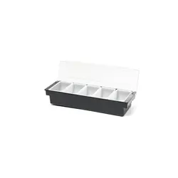 Контейнер барный с крышкой, COMAS, 49.2x15.6x9 см, 5 ячеек