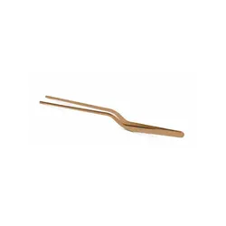 Пинцет кухонный изогнутый, Comas, 20 см, Медный