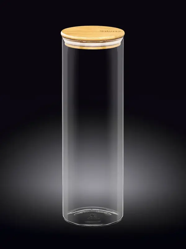 Банка с крышкой, Wilmax, 10х30.5 см, 2000 мл