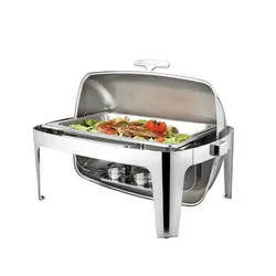 Мармит SUNNEX 1/1*65 с откидной Roll-top крышкой 8,5 л 