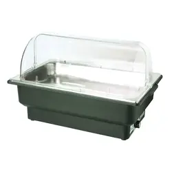 Мармит электрический P.L. Proff Cuisine 13,5 л 1/1*100 с откидной Roll-top крышкой