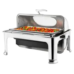 Мармит электрический SUNNEX 8,5 л, 1/1*65 с откидной Roll-top крышкой