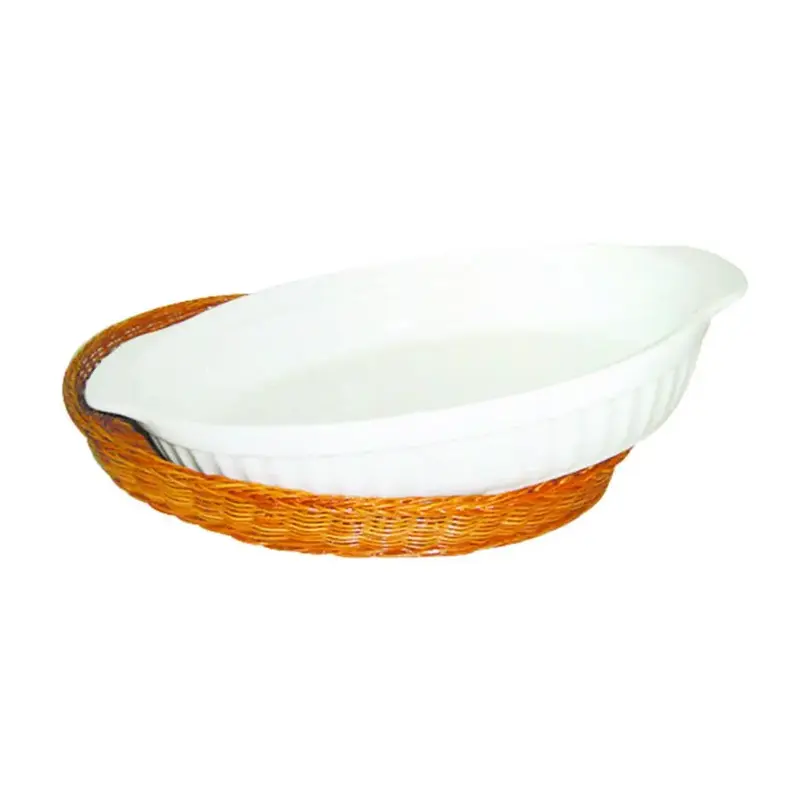 Блюдо для подачи P.L. Proff Cuisine Классический Фарфор 22*14 см
