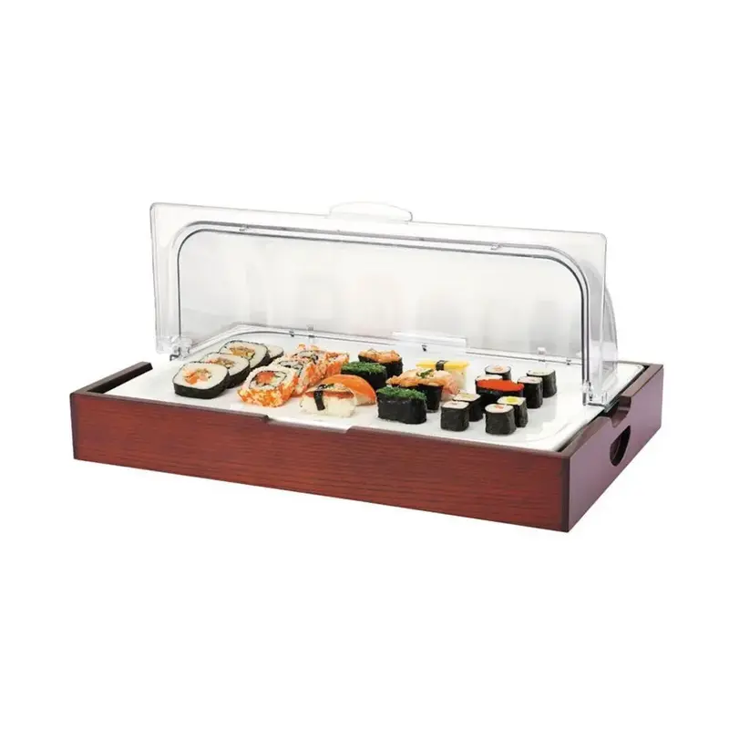 Поднос для выкладки SUNNEX 53*32,5*23,5 см фарфор на дерев. подставке