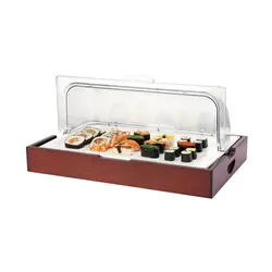 Поднос для выкладки SUNNEX 53*32,5*23,5 см фарфор на дерев. подставке