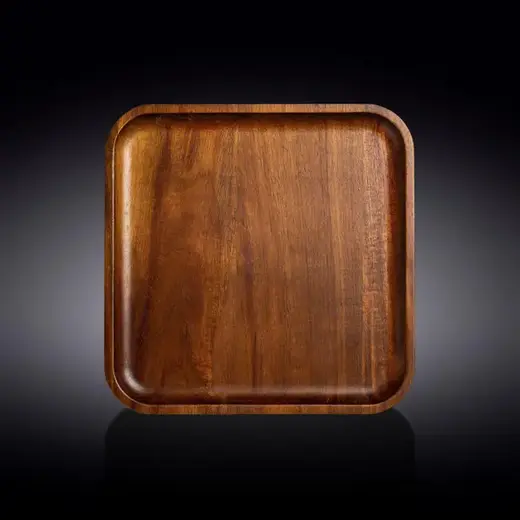 Тарелка квадратная, Wilmax, Acacia, 25.5x25.5 см