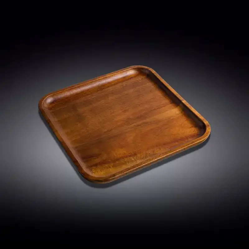 Тарелка квадратная, Wilmax, Acacia, 25.5x25.5 см