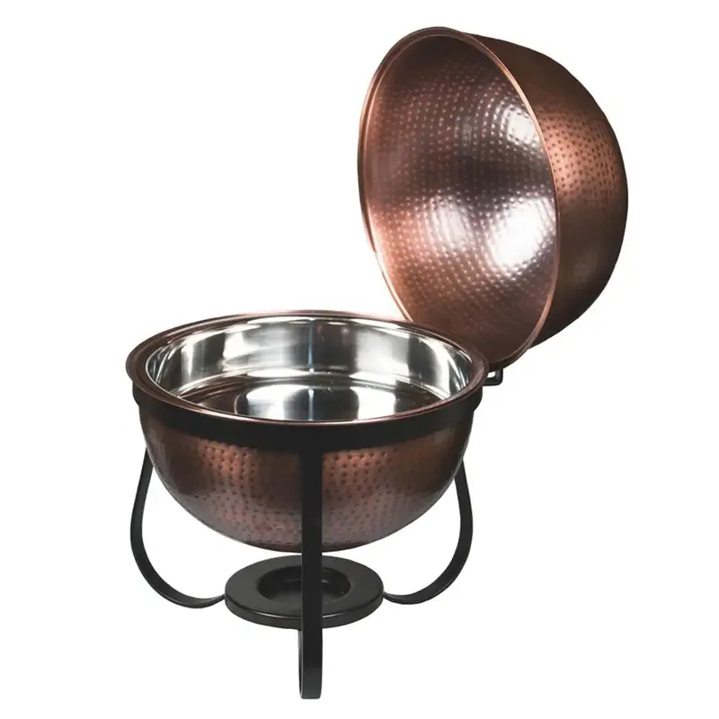 Мармит P.L. Proff Cuisine Antique 7 л на подставке с медным покрытием