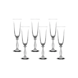 Бокал для шампанского, Crystalex, Angela, 190 мл (*2)