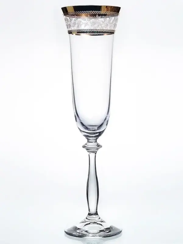 Бокал для шампанского, Crystalex, Angela, 190 мл 43081 (*6)