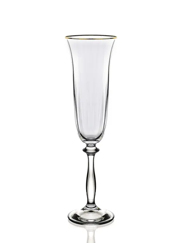 Бокал для шампанского, Crystalex, Angela Optic, 190 мл 200524 opt (*2)