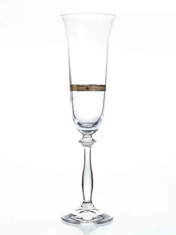 Бокал для шампанского, Crystalex, Angela, 190 мл Q8997 (*6)