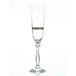 Бокал для шампанского, Crystalex, Angela, 190 мл Q8997 (*6)