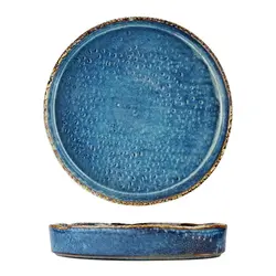 Тарелка с бортом P.L. Proff Cuisine Aqua Blue d 26 см h 4,8 см 1500 мл