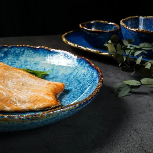 Салатник P.L. Proff Cuisine Aqua Blue 700 мл d 25,3 см h 5,4 см