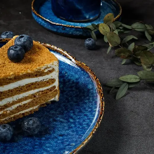 Тарелка P.L. Proff Cuisine Aqua Blue d 21,3 см h 3 см