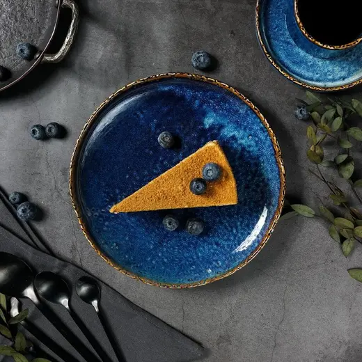 Тарелка P.L. Proff Cuisine Aqua Blue d 21,3 см h 3 см