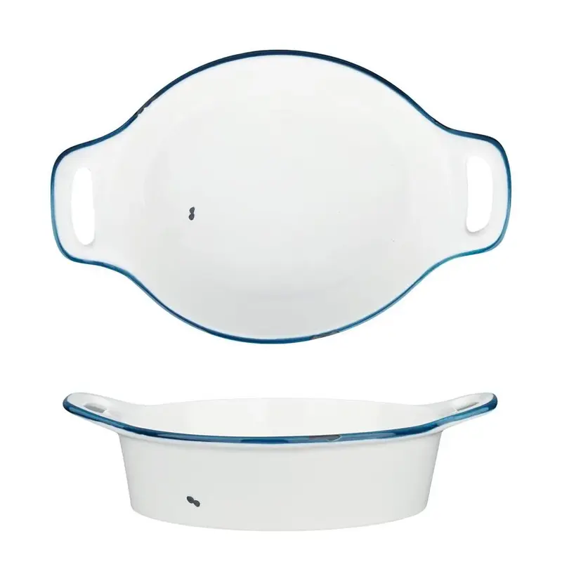 Блюдо овальное с ручками P.L. Proff Cuisine Bakery Fusion 33*20,8 см h5,9 см 1600 мл