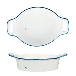 Блюдо овальное с ручками P.L. Proff Cuisine Bakery Fusion 33*20,8 см h5,9 см 1600 мл