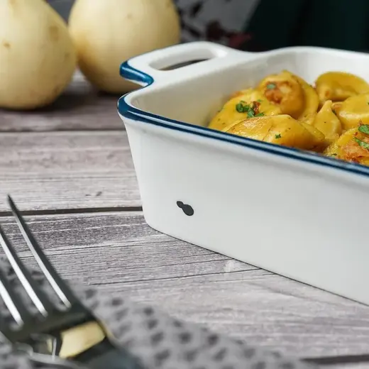Блюдо прямоугольное с ручками P.L. Proff Cuisine Bakery Fusion 22*16,9 см h5,2 см 900 мл