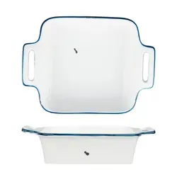 Блюдо прямоугольное с ручками P.L. Proff Cuisine Bakery Fusion 22*16,9 см h5,2 см 900 мл
