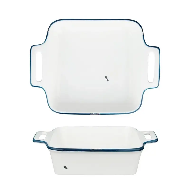 Блюдо прямоугольное с ручками P.L. Proff Cuisine Bakery Fusion 27,3*21,2 см h5,6 см 1475 мл