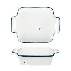 Блюдо прямоугольное с ручками P.L. Proff Cuisine Bakery Fusion 27,3*21,2 см h5,6 см 1475 мл