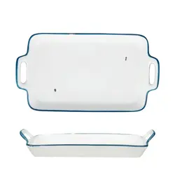 Блюдо прямоугольное с ручками P.L. Proff Cuisine Bakery Fusion 28,7*16,4 см h2,8 см 560 мл