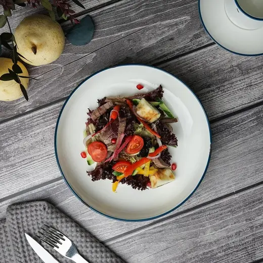 Тарелка с бортом P.L. Proff Cuisine Bakery Fusion d 23,5 см h4,6 см 1190 мл
