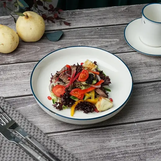 Тарелка с бортом P.L. Proff Cuisine Bakery Fusion d 23,5 см h4,6 см 1190 мл