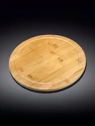 Доска сервировочная круглая, Wilmax, Bamboo, 12.5 см