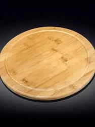 Доска сервировочная круглая, Wilmax, Bamboo, 35.5 см