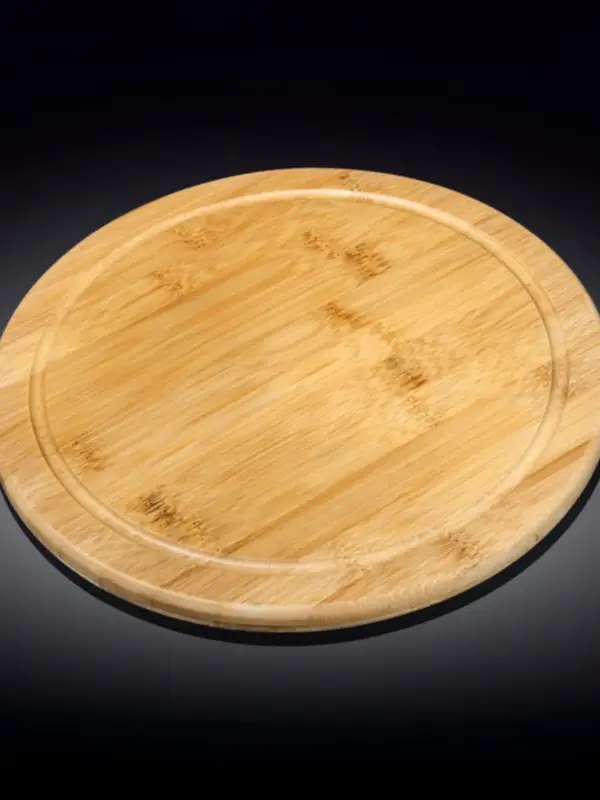 Доска сервировочная круглая, Wilmax, Bamboo, 35.5 см
