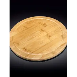 Доска сервировочная круглая, Wilmax, Bamboo, 35.5 см