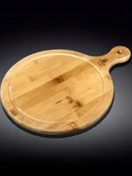Доска сервировочная с ручкой, Wilmax, Bamboo, 25x17.5 см