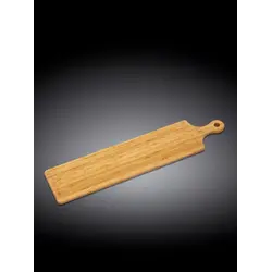 Сервировочная доска с ручкой, Wilmax, Bamboo, 66x15 см