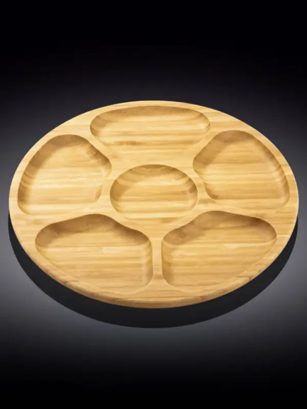 Блюдо 6-х секционное круглое, Wilmax, Bamboo, 28 см