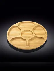 Блюдо 6-х секционное круглое, Wilmax, Bamboo, 33 см