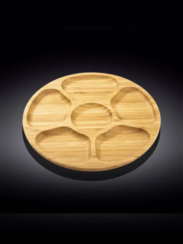 Блюдо 6-х секционное круглое, Wilmax, Bamboo, 33 см