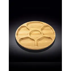 Блюдо 6-х секционное круглое, Wilmax, Bamboo, 33 см