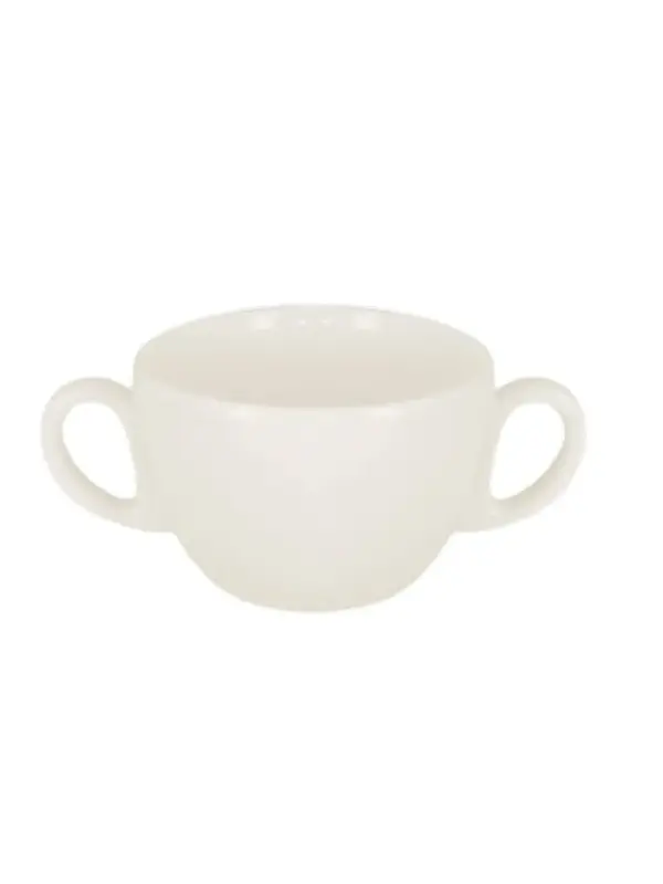Бульонница с двумя ручками RAK Porcelain Barista 280 мл, h 6,3 см