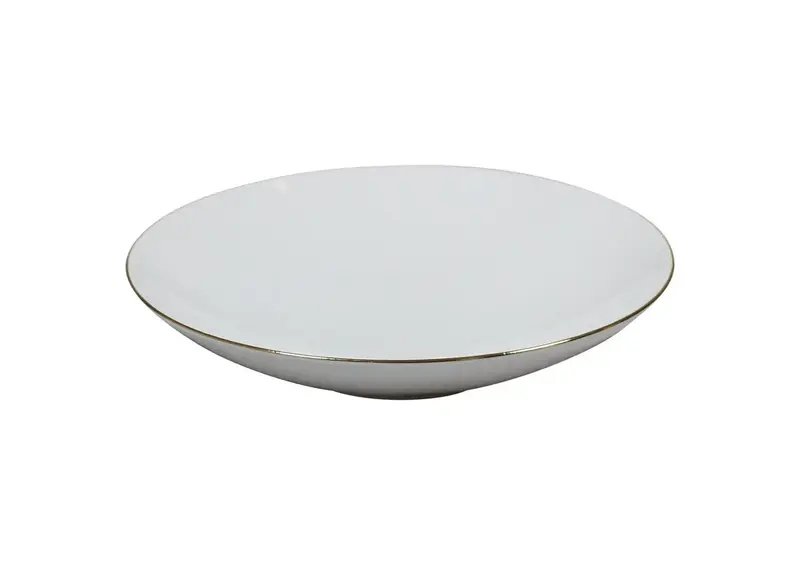 Тарелка глубокая 25 см, Q Basic Gold