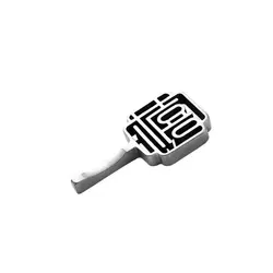 Подставка для палочек и приборов, Lunova Cutlery, Bazis , 10.4 x 3.5 см, Серебряный