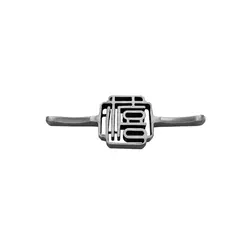 Подставка для палочек и приборов, Lunova Cutlery, Bazis , 6.9 x 3.5 см, Серебряный