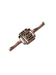 Подставка для палочек и приборов, Lunova Cutlery, Bazis , 6.9 x 3.5 см, Медный