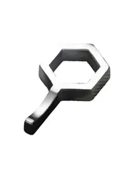 Подставка для палочек и приборов, Lunova Cutlery, Bazis , 6.4 x 4 см, Серебряный