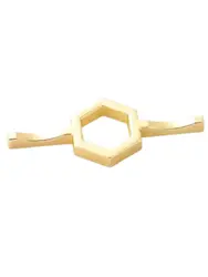 Подставка для палочек и приборов, Lunova Cutlery, Bazis , 9.5 x 4 см, Золотой